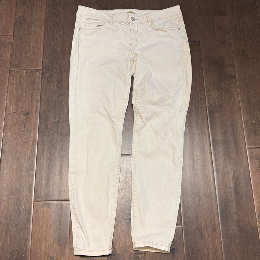 Tommy Bahama Bull Denim Skinny Jeans Sz 31x31  Womans Natural Mid Rise